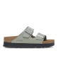Mules Femme Birkenstock 1029049 Arizona Pap Platform Pure Sage Narrow