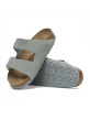 Mules Homme Birkenstock 1029215 Arizona Suède Pure Sage Narrow