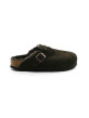 Mules Femme Birkenstock 1020529 Boston Shearling Mocha Narrow